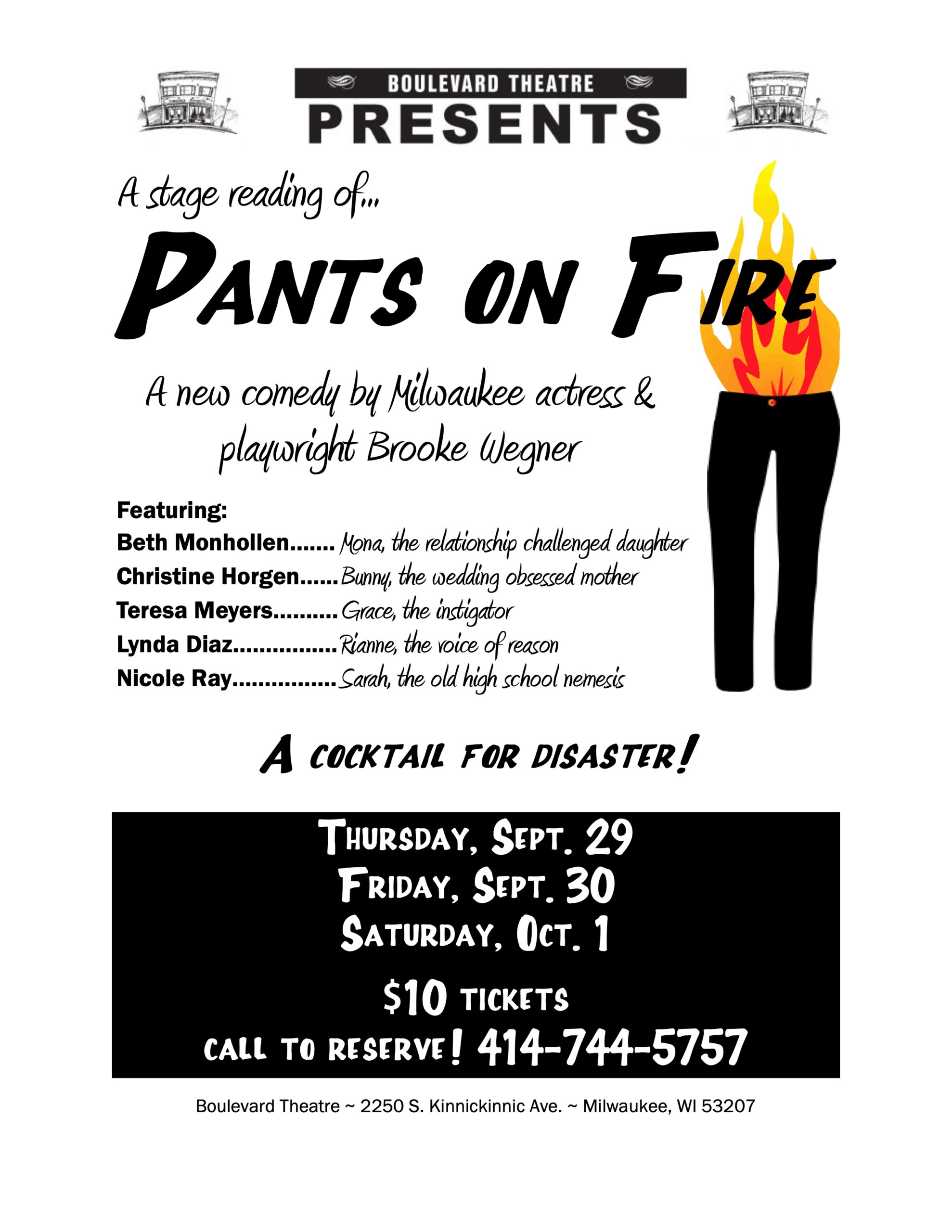 Pants on Fire flyer