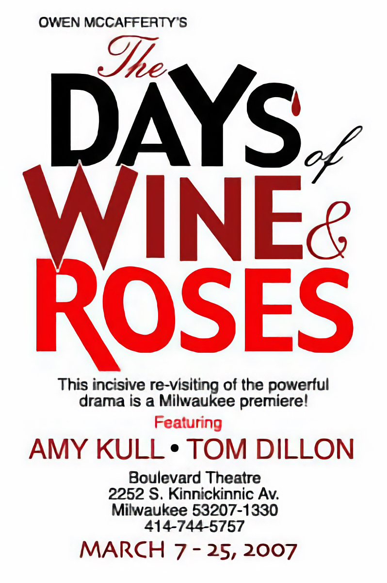 Days of wine and roses poster